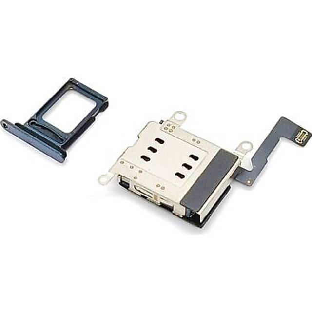 Dual Sim Tray Compatible With iPhone 12 Pro Max Blue Sim Card Reader - 2 Sim Card in 1 Phone