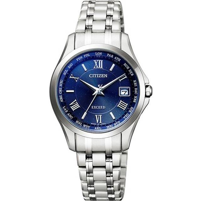 Citizen EC1120-59L ( Watch EXCEED Eco-Drive radio-controlled Direct Flight Pair Model Women's) Round