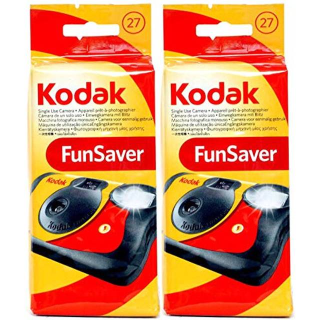 2 X FunSaver Disposable Camera with Flash 800 ISO