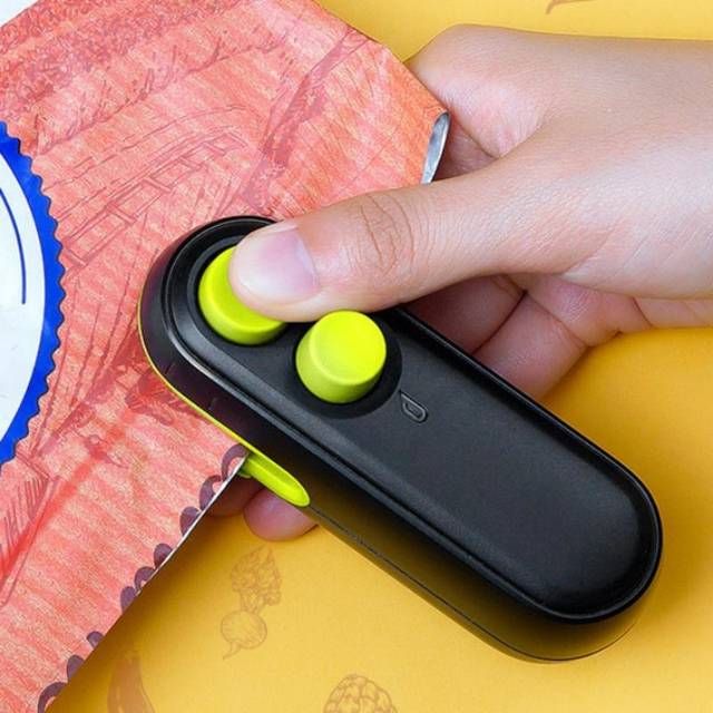 Mini Bag Sealer Heat Bag Sealer For Snack Chips USB Rechargeable Handheld Sealer Portable Plastic Food Bag Mini Sealing Machine 1pc