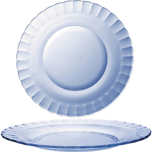 Duralex tallrik PICARDIE MARINE blå 230 x 20 mm - set om 6 st.