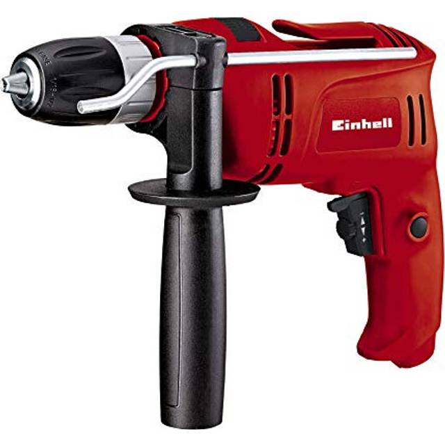 Einhell TC-ID 650 E Impact Drill | Hammer Drill With Auxiliary Handle, Speed Control | 650W Electric Drill With Percussion Hammer Drilling Function
