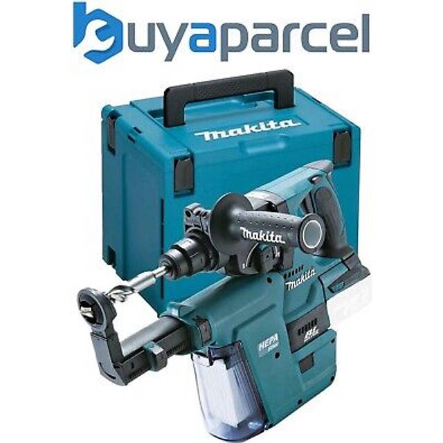 Makita DHR242Z 18v LXT Brushless Rotary Hammer Drill +Case + Dust Extractor Unit