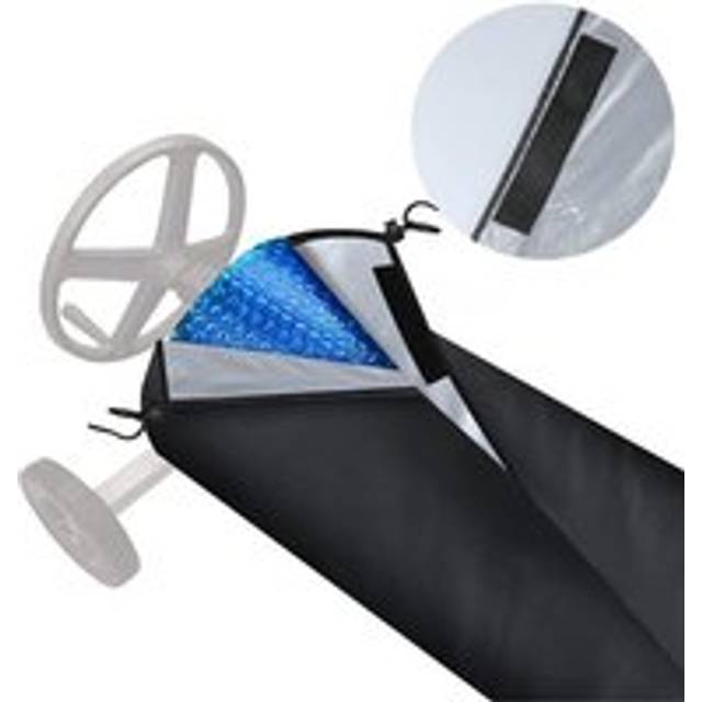 Cyslmuk - 490x96cm Pool Cover Roller Waterproof Fabric Swimming Pool Cover Protective Cover for Solar Blanket Cover for Solar Tarpaulin for Swimming