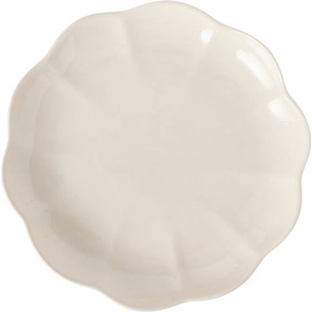 Stiernholm - Lotus tallrik 22 cm creme