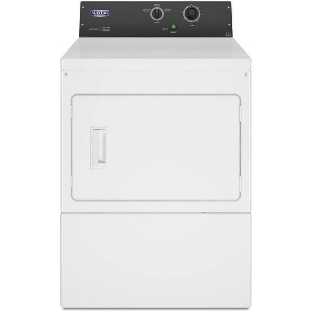 Maytag MDE20MNTGW 10.5kg American Commercial Vented Dryer - WHITE