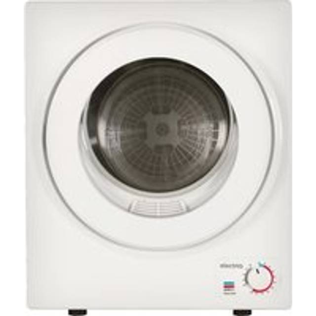 ElectriQ 2.5kg White Mini Compact Vented Tumble Dryer - Wall Mounted or Freestanding Tabletop - EIQMTD2W