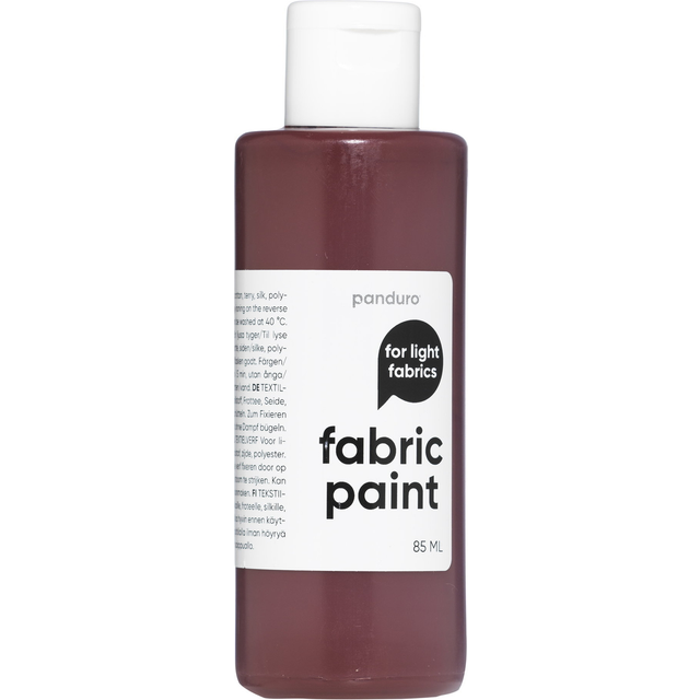 Fabric Paint 85 ml – brun textilfärg för ljust tyg - Brun
