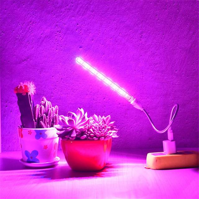 1pcs USB LED Grow Light for Indoor Plants Full Spectrum 10W DC 5V Fitolampy For Greenhouse Vegetable Seedling Plant Lighting Growing Phyto Lamp