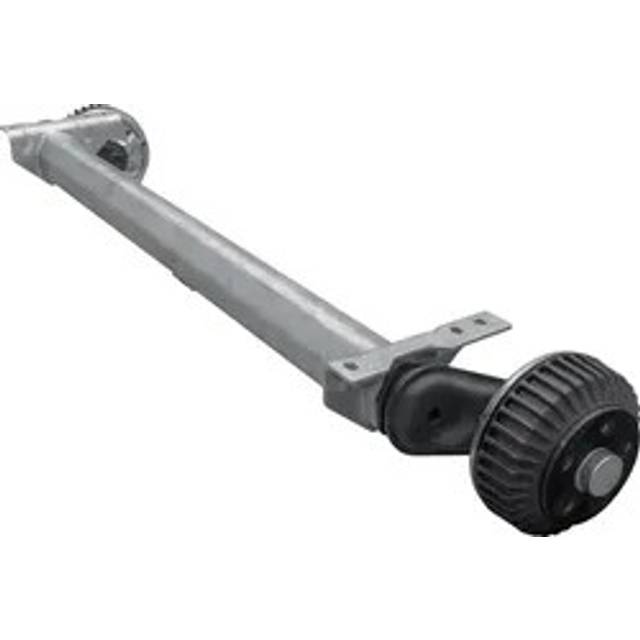AL-KO COMPACT bromsad axel för släp / dragbil 1500kg 1260mm 1630mm 5x112
