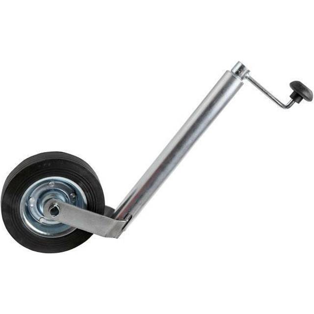 42mm Jockey Wheel Telescopic Wind Up Trailer Caravan Heavy Duty 150kg CT5612