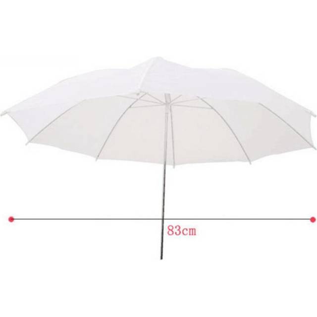33 Inch Photography Studio Flash Diffuser Translucent Soft Light White Umbrella Camera Accessories