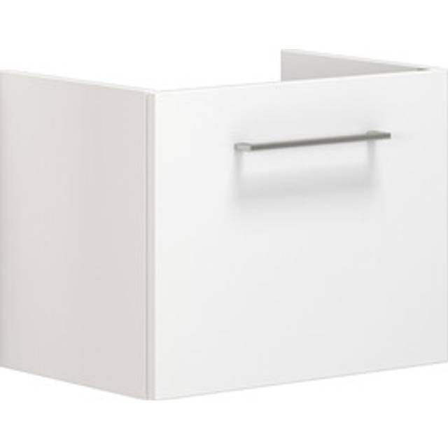 Tvättställsskåp Scanbad Multo 1 Låda Grund Slät Vit Högblank 40Cm