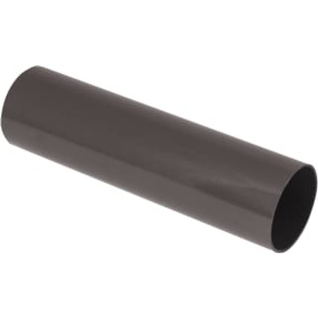 FloPlast 68mm Anthracite Grey Round Downpipe - 2.5m - Antracite Grey