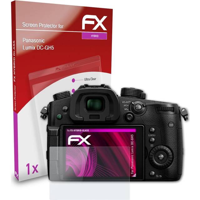 Atfolix glass protector for panasonic lumix dc-gh5s 9h hybrid-glass