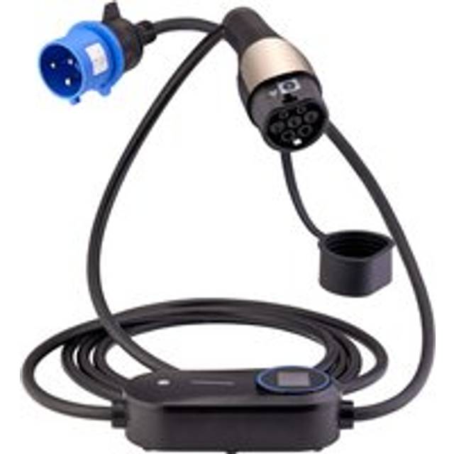 Equip 5m Portable EV Charger 7.4kW 32A Type 2 to Commando Plug