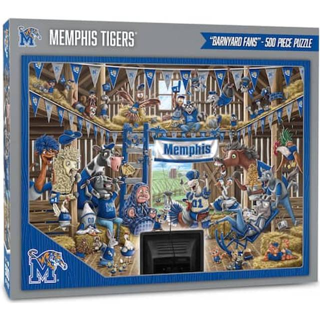 YouTheFan 1905930 NCAA Memphis Tigers Barnyard Fans Puzzle - 500 Piece