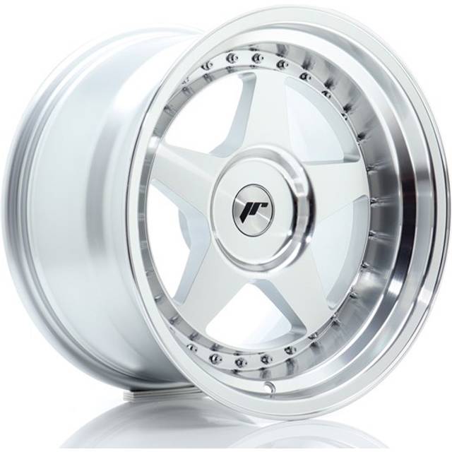 Japan Racing JR6 Machined Face Silver 10X17 4/108 ET0-20 CB72,6