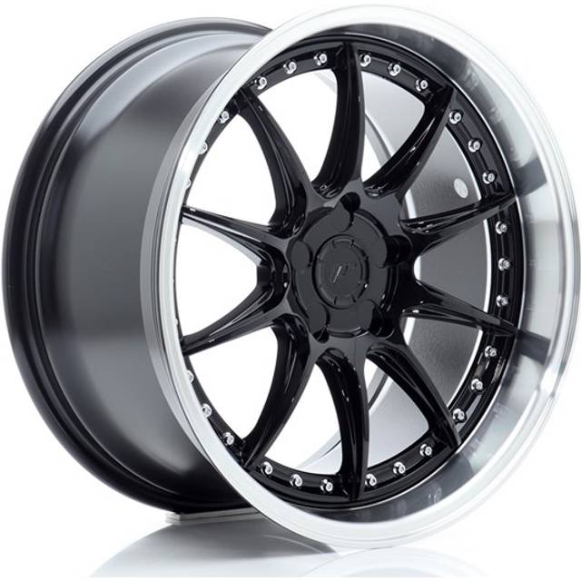 Japan Racing JR41 Gloss Black / Machined Lip 9,5X18 5/105 ET15-35 CB72,6