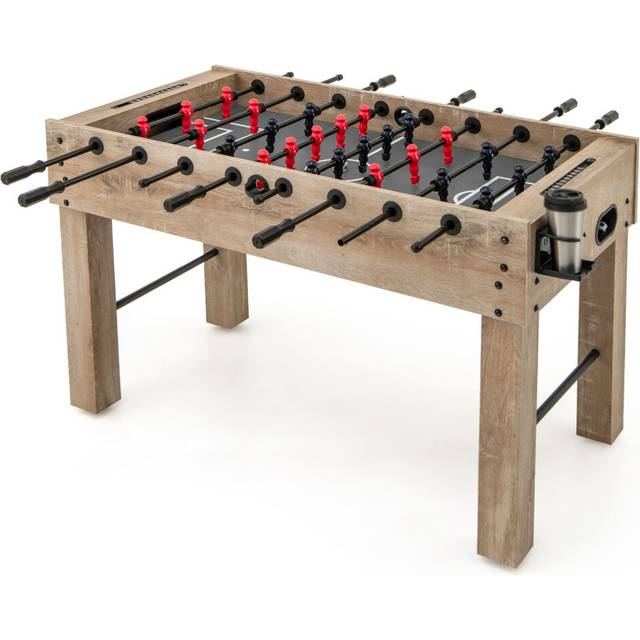 137cm Full Size Foosball Table Indoor Soccer Game Table w/ Legs-Natural