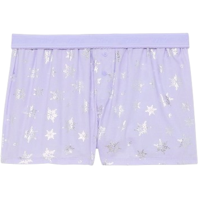 Victorias Secret PINK Purple Cloud Short Pyjama Bottoms - purple cloud - XS