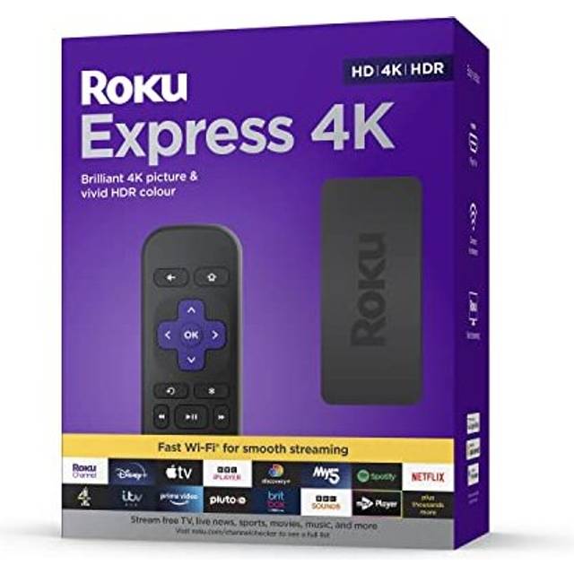 Express 4K | HD/4K/HDR Streaming Media Player, Black