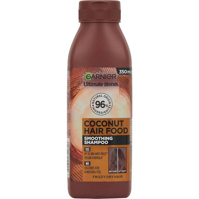 Garnier Ultimate Blends Smoothing Hair Food Coconut Shampoo For Frizzy Hair 350ml