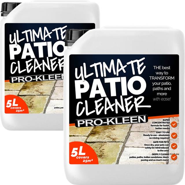 (2) Pro-Kleen Ultimate Patio and Driveway Cleaner 5L