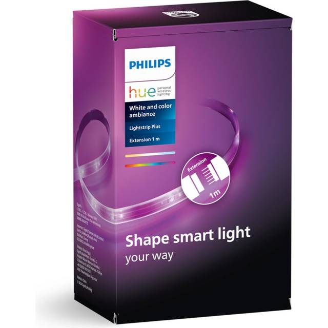Philips Hue Hue White And Colour Ambience Lightstrip Plus Extension 1-Metre - One Colour