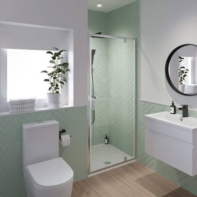 Luxura Pivot Shower Door 760mm - 6mm