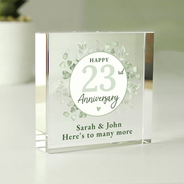Personalised Anniversary Crystal Token