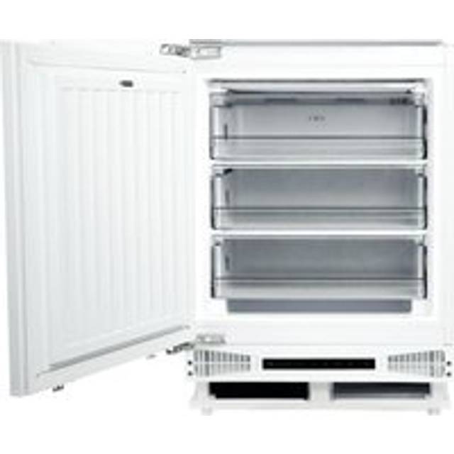CDA FW284/1 Integrated Undercounter Freezer - Fixed Hinge, White