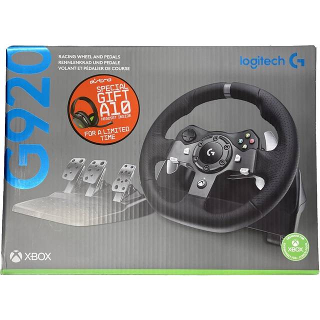 LOGITECH G920 Racing Wheel with Pedals & ASTRO A10 Gaming Headset Bundle