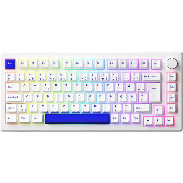 Akko MOD 007B PC Trådlöst Tangentbord - Vit [V3 Piano Pro]