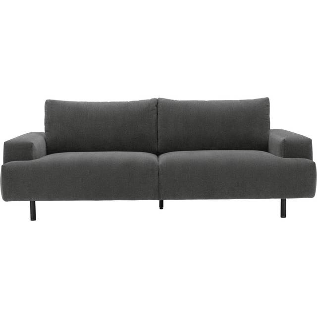 Habitat Julien Fabric 3 Seater Sofa - Charcoal