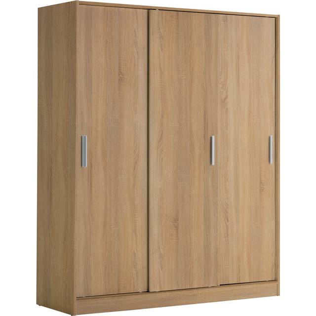 Argos Home Nova 3 Door Sliding Wardrobe - Oak