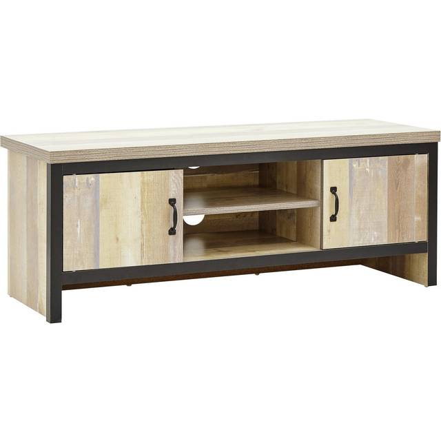 GFW Boston 2 Door Tv Unit Oak, Brown