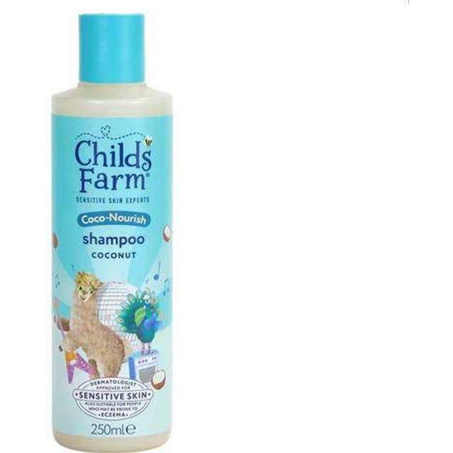 Childs Farm Coco-Nourish Shampoo 250ml Coconut Kids Curly Hair Tear Free Formula