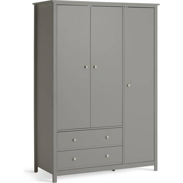 Habitat Brooklyn 3 Door Wardrobe - Grey