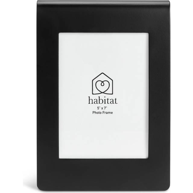 "Habitat Black Metal Folding Picture Frame - 5x7"""