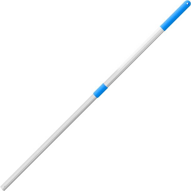 vidaXL Pitchfork Handle Telescopic Silver Steel