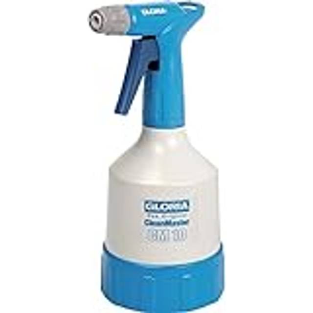 CleanMaster CM 10 hand sprayer | 1.0 L spray bottle for cleaning agents | For acids and bases with pH 2 to 12 | double stroke pump