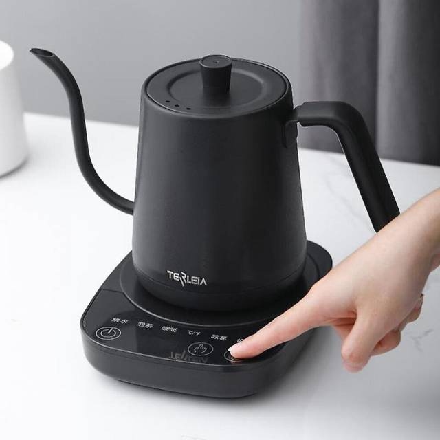 900ml Electric Coffee Pot Hot Water Jug Temperature Control Heating Water Bottle Kettles