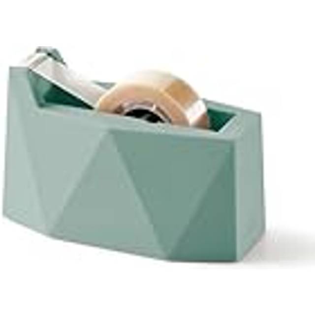 Miquelrius - Tejpdispenser, Tejpdispenser för kontor och hantverk, Stabilt stöd och kompakt design, Idealisk för tejp och Washi-tejp, Grön tejphållare