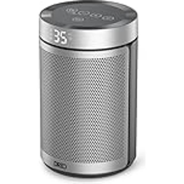 Dreo Electric Heater, 1500W Energy Efficient Space Silent Room Heater, Portable Ceramic Fan Heaters, Thermostat 3 Modes 12H Timer, Overheat & Tip Over
