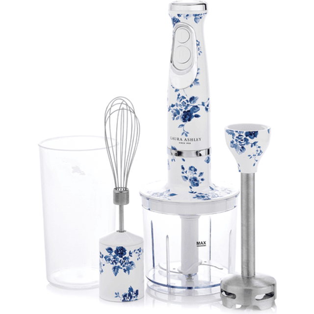 Laura Ashley - Stavmixer 600W China Rose blå/vit