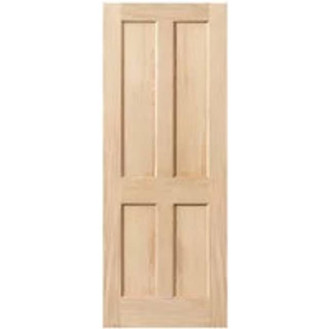 Derwent Traditional Style Oak Panelled Internal Fire Door - FD30 - Unfinished - 44 x 1981 x 686mm