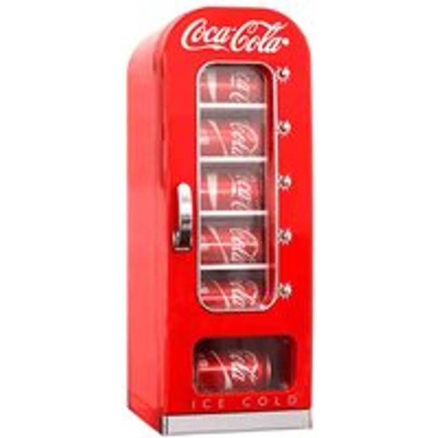 Coca-Cola Coca Cola 10 Can Retro Vending Machine Style 5L Mini Fridge, Red