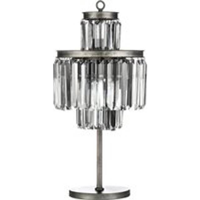 Art Deco Table Lamp - Clear - One Size