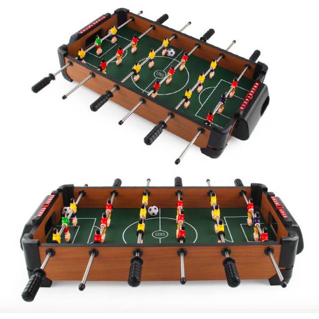 Six-bar foosball table/table football/machine board game parent-child games/child desktop parent-child interactive boy toys